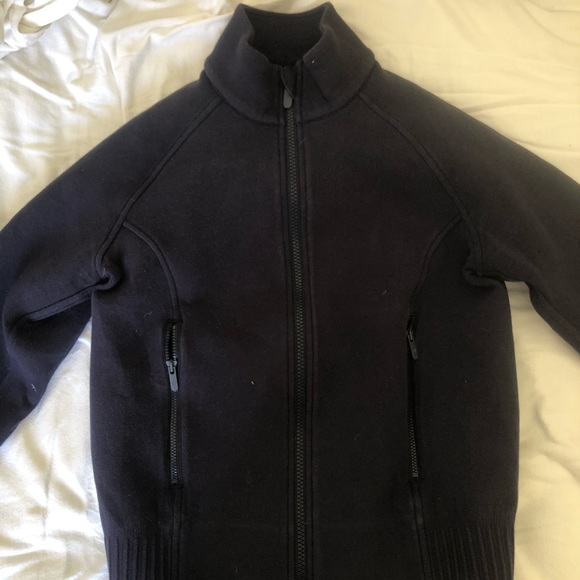 Navy Lululemon zip-up jacket - Picture 1 of 5